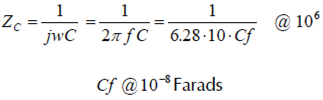 equation for the impedance of a capacitor